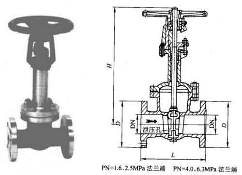 DZ41Y-150��Lb)�ͷ��m�B�ӵ͜��l�y��Ҫ���μ��Y(ji��)��(g��u)�ߴ�D