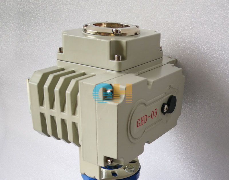 DN80法蘭式軟密封電動蝶閥-配精小型電動執行器實物圖五